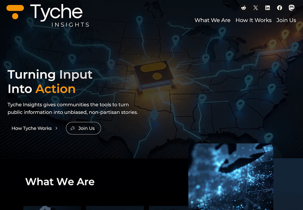 Tyche Insights website