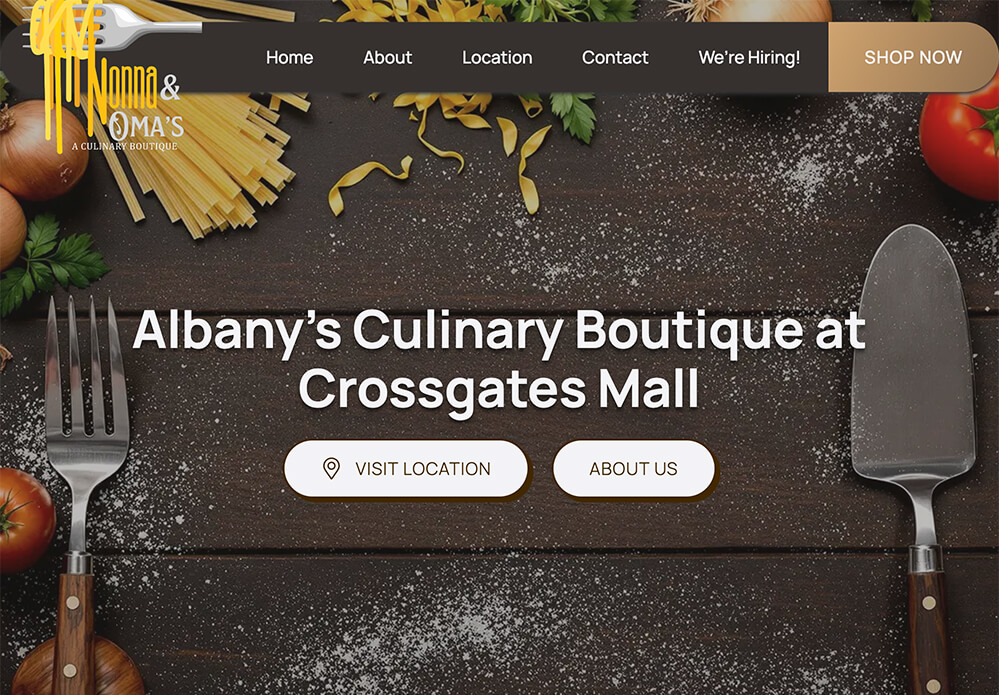 Nonna Crossgates Kitchen Web Design