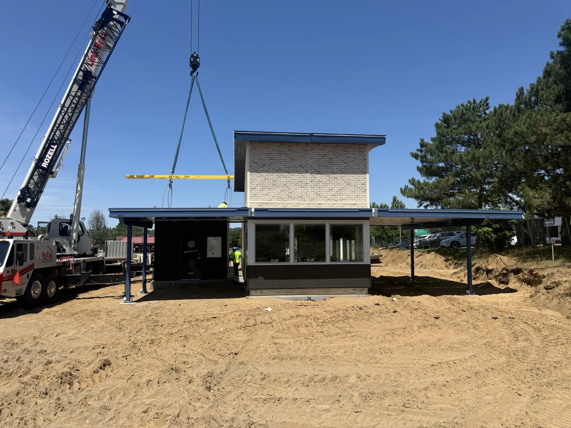New 7 Brew Coffee construction near Route 146 in Clifton Park